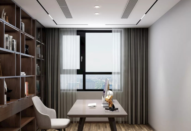 上海办公室装修设计如何装饰书架