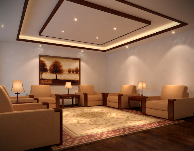 办公室装修设计选择米白色玻化砖好看吗？