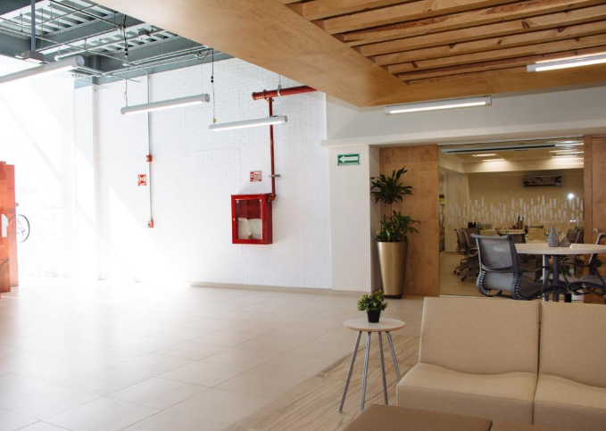 上海办公室装修选择原木色家具的效果