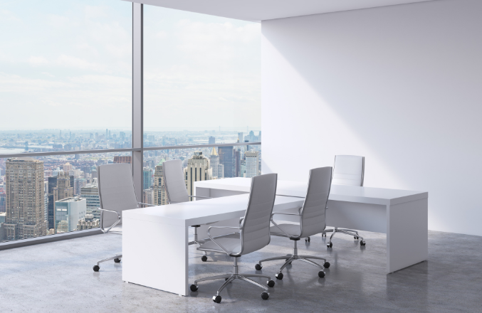 白色家具在办公室装修设计的优点