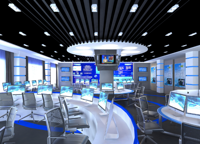 媒体行业办公室装修设计如何选择辅色