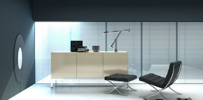 银色在办公室装修设计中的运用