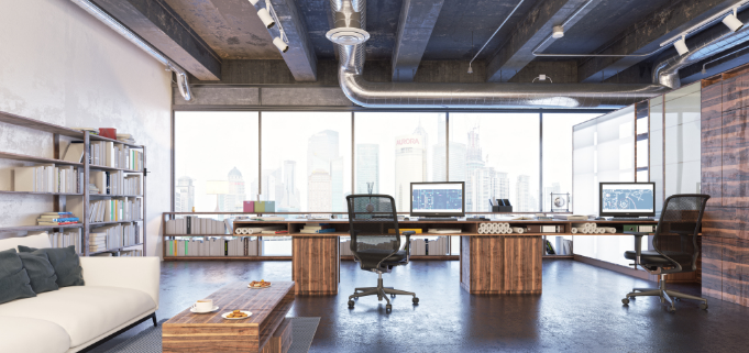 上海办公室装修设计选择行政桌的优势