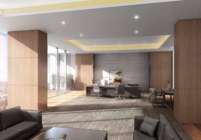 现代办公室装修设计适合什么颜色搭配