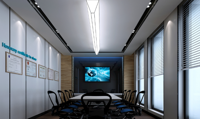 西式办公室装修设计如何确定主色调