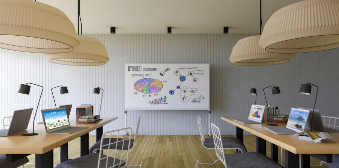 创意办公室装修设计如何选择颜色搭配