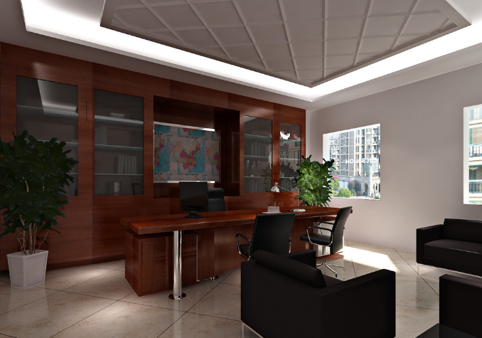 办公室装修设计：玻璃办公桌的必要性探讨