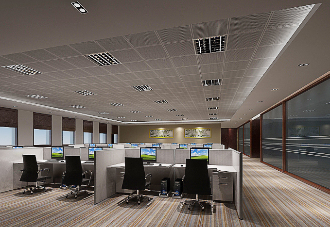 办公室装修设计选择博古架的必要性