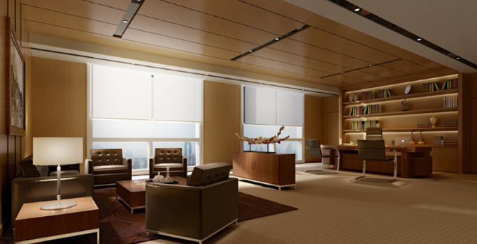 盆景在办公室装修设计中的应用