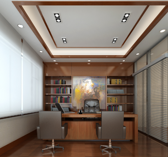 上海办公室装修设计：白色抛光砖，打造明亮高效工作空间