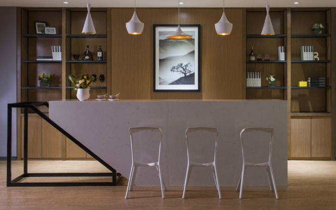 办公室装修设计:印花砖设计,打造个性化办公空间