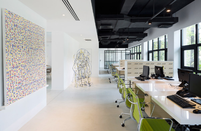 办公室装修设计如何选购印花砖