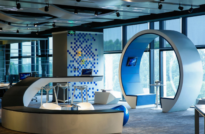 办公室装修设计：这些地方用防滑砖，安全又时尚！