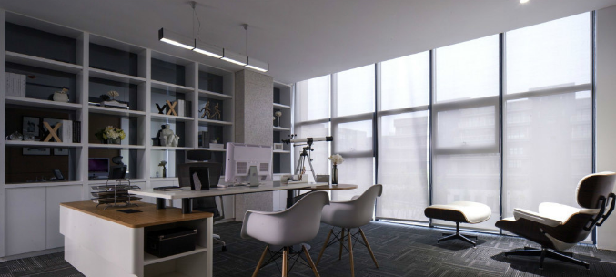 上海办公室装修设计如何选购烤漆玻璃