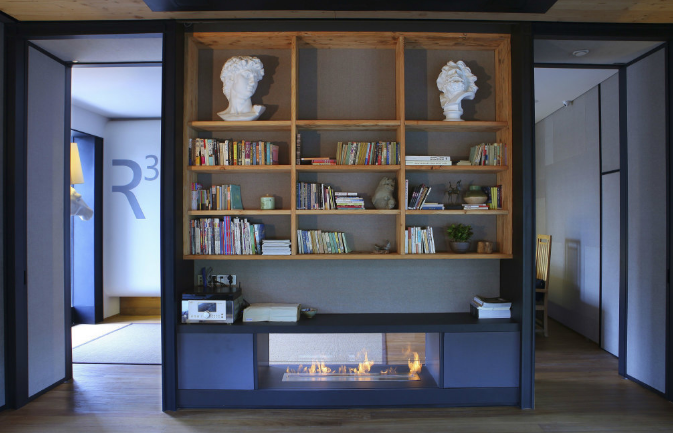 办公室装修设计选择黑色木柜子好看吗？