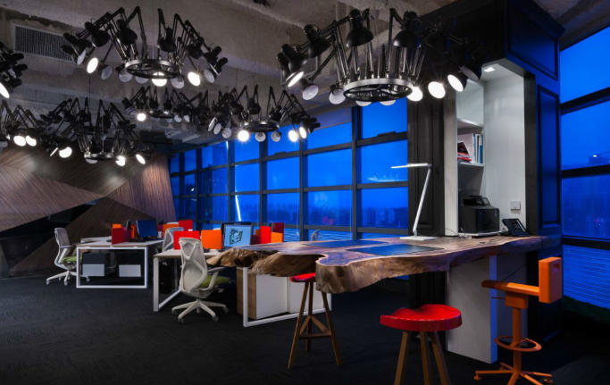 上海办公室装修设计如何选择台灯