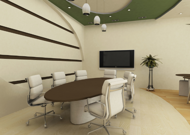 上海办公室装修设计：板式家具，简约高效又时尚！