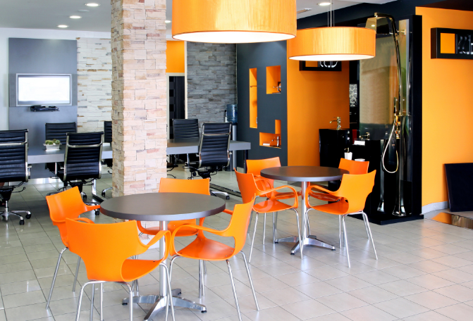 办公室装修设计：吧椅，你的高效工作伙伴！