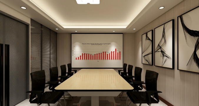 上海办公室装修设计选择木质屏风的好处