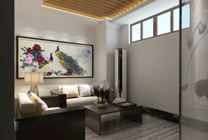 上海办公室装修设计:木质挂墙式书架,美观实用双赢之选