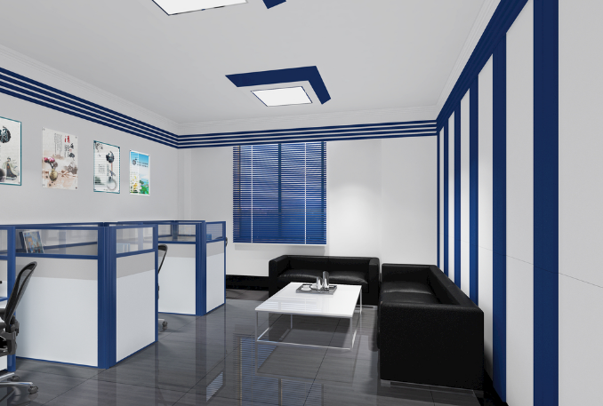 房地产行业办公室装修设计是的需要百叶窗