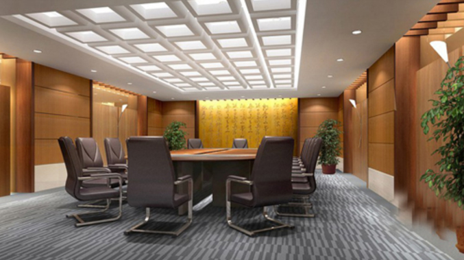 上海办公室装修设计：揭秘中式大中班台的配色方案！