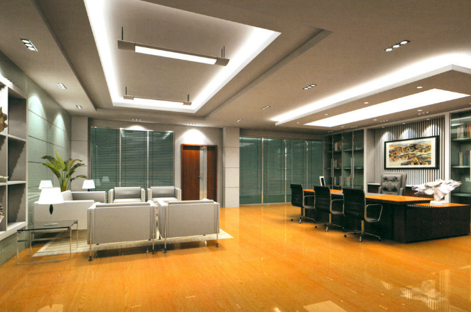 蓝色魅力：上海办公室装修设计，卡位设计大揭秘！