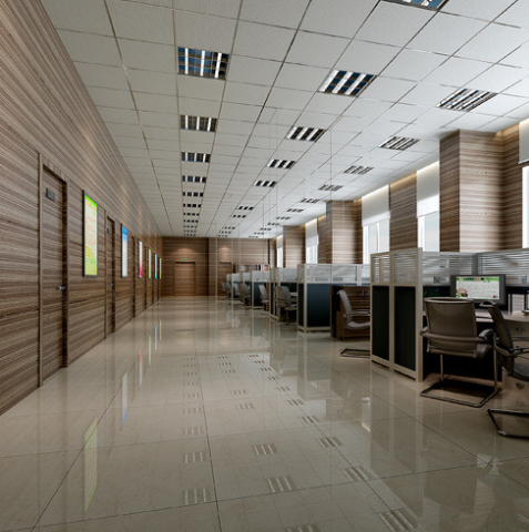 办公室装修设计：实木折叠办公桌，如何巧妙布局提升办公效率？