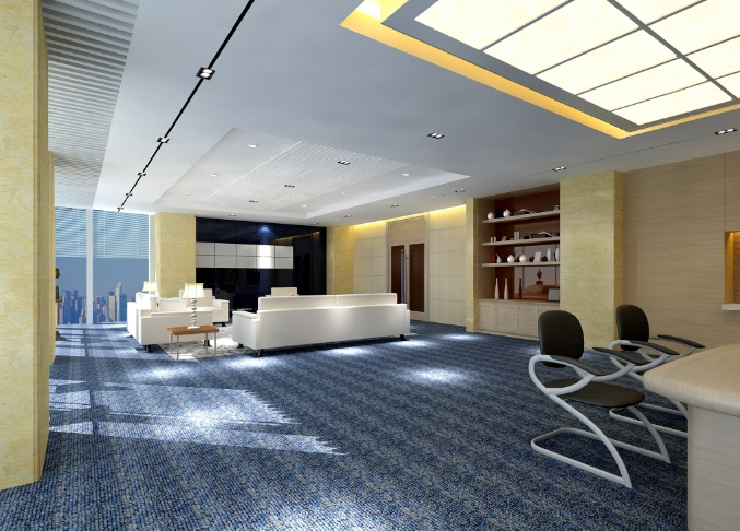 办公室装修设计选择米色沙发椅的效果