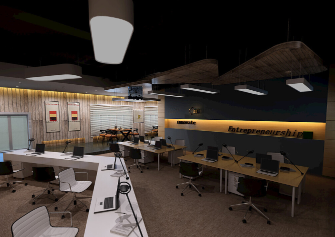 上海办公室装修设计选择Pu石材的优点