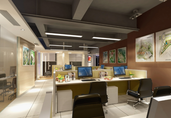 抽象艺术瓷砖，打造创意无限的办公室装修设计新选择！