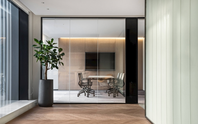 办公室装修设计选择平滑型纹理的壁纸如何