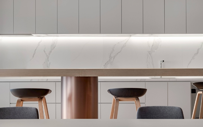 办公室装修设计如何选择平滑型纹理的壁纸