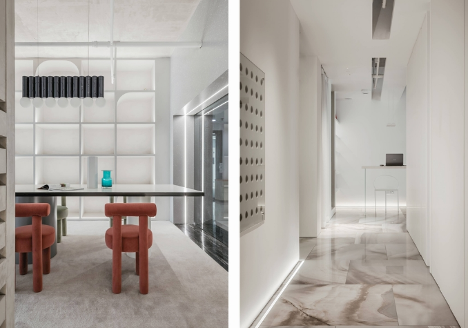 上海办公室装修设计:灰色工矿吊灯引领工业复古潮流!